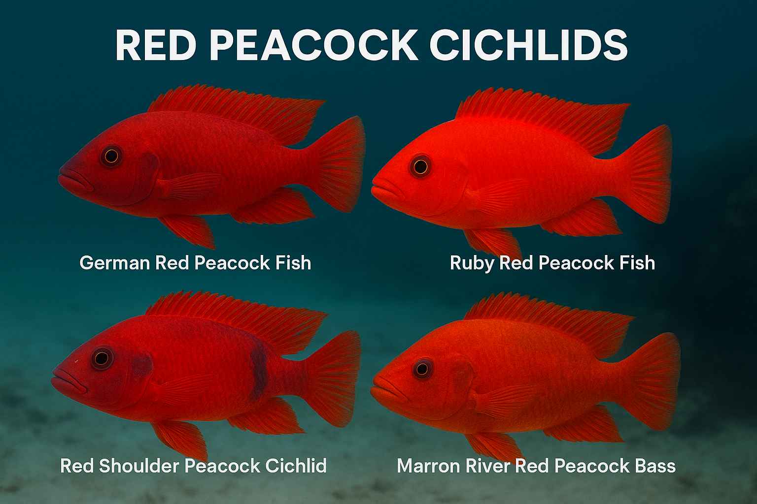 Discovering the Stunning Red Peacock Cichlid: Care and Colors - Peacock ...